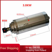 CNC spindle motor water cooled 800w/1.5kw/2.2kw 220v/380v 400hz 24000rpm ER11/ER20 collet for cnc router engraving machine 2024 - buy cheap