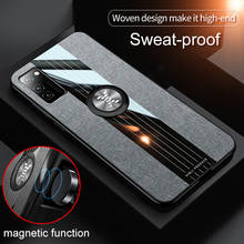 Чехол для huawei Honor View 30 Pro, 6,57 дюймов, мягкий силиконовый держатель для пальца, тканевый чехол для телефона Honor V30 Pro, чехол 2024 - купить недорого