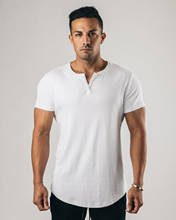 Camiseta de algodão masculina, camiseta com estampa de criatividade fitness para academia, treino, moda casual de verão 2021 2024 - compre barato