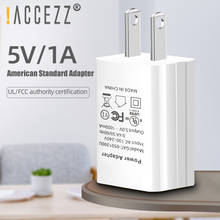 !ACCEZZ 5V 1A USB Charger EU US Plug Travel Wall Charging Adapter Universal For iPhone X XR XS 8 7 Samsung Xiaomi Huawei Mobile 2024 - buy cheap