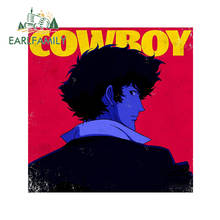 EARLFAMILY 13 см x 2,7 см для Cowboy Bebop наклейка устойчивая к царапинам оконная наклейка для кемпера аниме мотоциклетный шлем виниловые автомобильные наклейки 2024 - купить недорого