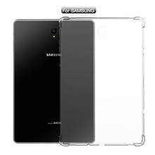 Silicon Case For Samsung Galaxy Tab S7 Plus 12.4'' 2020 S7+ SM-T970 T975 12.4inch Clear Transparent Soft TPU Back Tablet Cover 2024 - buy cheap