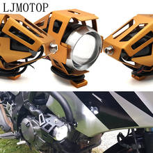 Motorcycle 12V LED Headlights Auxiliary Lamp U5 Spotlight Motorbike For Kawasaki VERSYS 300X ZX636R NINJA 400R GTR1400 ZX14R 2024 - buy cheap