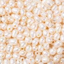 200pcs Irrangular Natural Freshwater Pearl Beads Natural Oval  for Jewelry Making DIY Bracelet Necklace 8~9x8~12mm Hole: 3mm 2024 - buy cheap