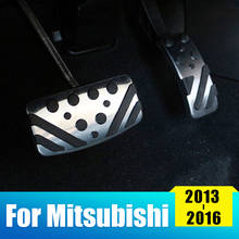 Pé do carro pedal de combustível freio embreagem pedal capa para mitsubishi outlander 3 eclipse cruz asx lancer ex 2013-2018 2019 acessórios 2024 - compre barato