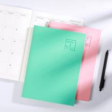 Libretas B5 de papelería para oficina, calendario de 2021 años, planificador mensual, meses, diario, cuaderno de cuero, Agenda Personal, planificador de negocios 2024 - compra barato
