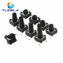 20pcs 6x6 Push Button Switch DIP 6X6X4.3 Light Touch Switch 6*6*4.3/5/6/7/8/9/10/11/12/13mm The Power Switch 4Pins 2024 - buy cheap