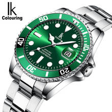 Relógio masculino de luxo, relógio análogo impermeável de aço inoxidável esportivo 2024 - compre barato