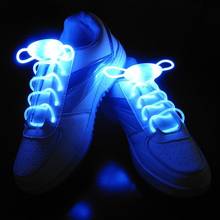 ICOCO 1 Pair 80CM Multi-Color Neon LED Light Glowing Shoe laces Beautiful High Visibility Neon Lights for 2024 - buy cheap