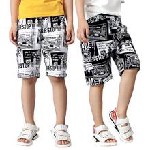 Summer boys pants 3-11T kids Knee-high shorts children letter cotton cool trousers baby pants boys sport pants causal pants boys 2024 - buy cheap