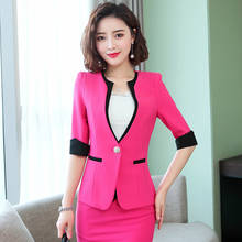 Formal Uniform Style Blazers Outfits Summer Professional Business Work Suits With Jackets And Skirt Ladies Office Set 2024 - buy cheap