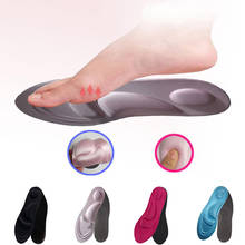 Palmilha ortopédica 4d de espuma de memória, palmilhas de suporte de arco para sapatos, palmilhas ortopédicas para cuidados com os pés, sola de sapato 2024 - compre barato