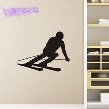 Ski Car Sticker Snowboarding Decal Skiing Skating Posters Board Vinyl Wall Decals Pegatina Decor Mural Ski Sticker 2024 - buy cheap