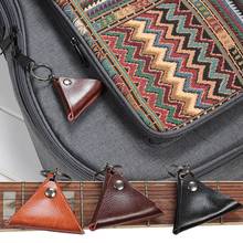 None Quality Guitar Pick Leather Holder Electric Guitar Picks Pack Guitarra Plectrum Case Bag Keychain Shape Guitar Accessories 2024 - buy cheap
