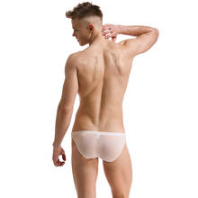 Hot Sale Sexy Underwear Men Super Thin Low Rise Mini Underpants Briefs Breathable Soft Panties cueca hombre Jockstrap 2024 - buy cheap
