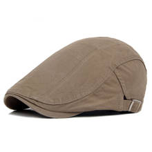 Fibonacci chapéus de algodão para homens, boina britânica sólida viseiras de palito hera chapéu plano casual para mulheres 2024 - compre barato