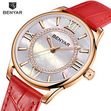 BENYAR Top Brand Luxury Women Watches Fashion Ladies Rhinestone Quartz Watch Waterproof Watch Simple Clock Relogio Feminino 2024 - buy cheap