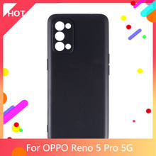 Reno 5 pro 5g caso fosco macio silicone tpu capa traseira para oppo reno 5 pro 5g caso do telefone fino à prova de choque 2024 - compre barato