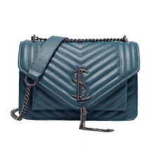 2019 new Luxury Famous Brand Women Bags Designer Lady Classic Plaid Shoulder Crossbody Bags Leather Women Messenger handbags 2024 - buy cheap