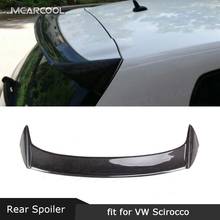 For Volkswagen VW Scirocco Standard 2009-2013 Non R Rear Roof Spoiler Carbon Fiber Window Wings O Style FRP Trunk Boot Spoiler 2024 - buy cheap