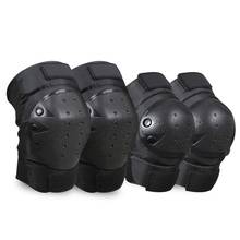4pcs Knee Pads Motocross Knee Pad Riding Ski Snowboard Tactical Skate Protective Knee Guard Motorcycle Knee Support Protector 2024 - buy cheap