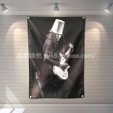 BUCKETHEAD Rock Band Poster Banners Bar Cafe Hotel Decoration Hanging Art Waterproof Cloth Polyester Fabric Flags Theme Painting 2024 - buy cheap
