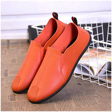 Spring Low-top Shoes Men Fashion Doudou Shoes Men  Comfortable Loafers Slip On Travel Men Slip On Soft Walking Male Work Flat 2024 - buy cheap