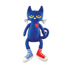36cm Picture Book Cartoon Cat Plush Toy Pete The Cat Blue Color Animal Stuffed Doll Lovely Gift 2024 - buy cheap