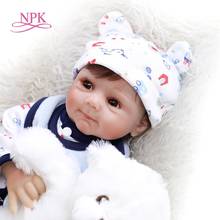 NPK 50CM reborn baby boy set soft body handmade doll Boneca Silicone Soft Vinyl Gentle Touch Newborn Bebe 2024 - buy cheap