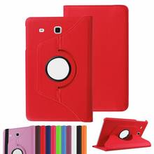 360 Degree Rotating Case Cover for Samsung Galaxy Tab E 8.0 SM-T377 Case Tab E 8.0inch T375 T378 Tablet PU Leather CaseS Glass 2024 - buy cheap