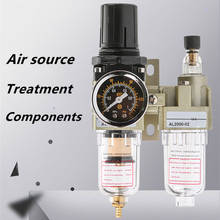 Tratamiento de fuente de aire FRL AC2010-020, filtro de aire comprimido, regulador de presión, lubricador 2024 - compra barato