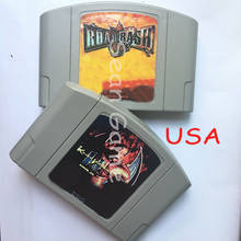 Cartucho de cliente de alta calidad, NTSC, Road Rash 64/Killer Instinct, tarjeta dorada para consola de videojuegos de 64 bits 2024 - compra barato