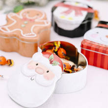 New Year 2022 Christmas Santa Claus Gift Box Packaging Tin Box Christmas Decoration for Home Navidad 2021 Xmas Noel Gift Baubles 2024 - buy cheap