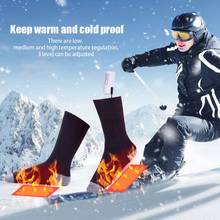 Heating Heated Socks For Women Mem Help Warm Cold Feet Rechargeable Battery USB Charging Winter Warm Thermal Skiing Sports 2024 - buy cheap