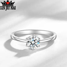 Elegant Atmospheric Fashion Six Claw Engagement Ring Wedding Anniversary Gift 2024 - buy cheap