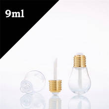 Light Bulb Shaped Empty Plastic Bottles Clear Lip Gloss Tubes Refillable Lip Gloss Containers Lip Gloss Tubes with Wand 2024 - buy cheap