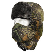 Man and Woman Winter Hat Bionic Thermal Hunting Camouflage Eskimo Cap Thermal Camouflage Cap Thermal Outdoor Skiing Hat 2024 - buy cheap