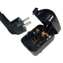 2pcs Universal 250v 16A Grounded 13A Fused EU to UK Wiring Plug Connector Online Power Cord Converter BS1363 Adaptor Plug 2024 - buy cheap