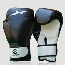 Luvas de boxe para treino, luva de alta qualidade para boxe e combate, novo estilo de luvas em 2 cores opcionais 2024 - compre barato