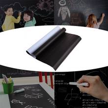 45x100cm Chalkboard Stickers  Wall Decal Self Adhesive DIY Removable Reusable Erasable Blackboard  Wall Sticker Kids Study Tools 2024 - buy cheap