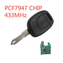 Chip transpondedor PCF7947AT de 1 botón, llave remota de hoja NE73 de 434 Mhz para Renault Master Kangoo Scenic Clio Twing, 5 uds. 2024 - compra barato