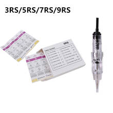 Disposable Tattoo Needles Cartridge 10Pcs Permanent Makeup Eyebrow Lip Embroidery Cartridge Needles 2024 - buy cheap