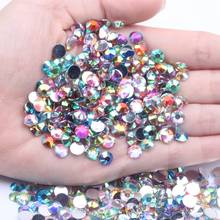 New Resin Rhinestones 2mm-6mm Many Colors Choose Flatback Non Hotfix For Nails Art Decoration DIY 3D Jewelry Making 2024 - buy cheap