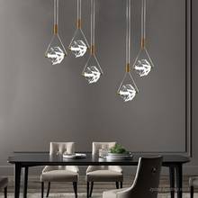 Nordic Modern Crystal Led Pendant Lights Luxury Living Room Home Decor Pendant Lamps Bendroom Dining Room Stairs Small Hanglamp 2024 - buy cheap