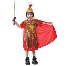 Kids Child Roman Gladiator Soldier Costume Knight Spartan Warrior Costumes for Boys Carnival Purim Halloween Cosplay 2024 - buy cheap