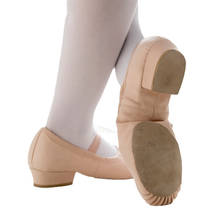 Zapatos de lona para profesores de baile para mujer, calzado de Ballet con suela blanda para adultos, suela exterior blanda para práctica 2024 - compra barato