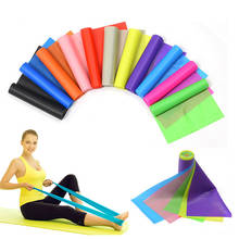 TPE Yoga Elastic Band Tension Band Fitness Resistance Band Yoga Stretch Band 2024 - buy cheap