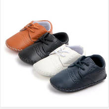 New Baby PU Leather Shoes Infants Boys Casual Shoes Newborn Soft Sole First Walkers Antislip Baby Shoes 2024 - buy cheap
