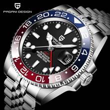 PAGANI DESIGN GMT 40mm Mechanical Wristwatch Men's Top Brand Stainless Steel Sports Waterproof Automatic Watch Relogio Masculino 2024 - buy cheap