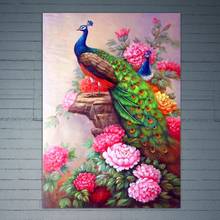 Peacock DIY 5D Full Drill Diamond Painting Embroidery Cross Stitch Kit Rhinestone  Home Decor Craft  2024 - buy cheap